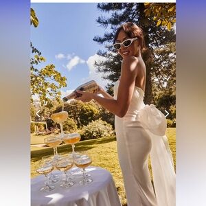 Selfie Leslie Always And Forever Bow Back Midi Dress